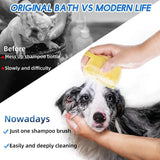 Escova de shampoo para cães